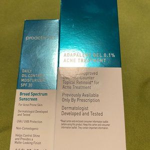 PROACTIV MD Daily Oil Control Moisturizer .5 Oz &  Treatment Gel 1.6  Exp  1/21